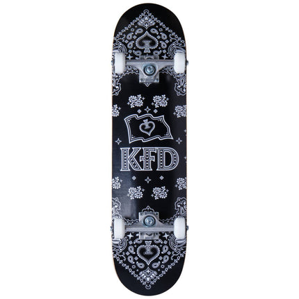 KFD Bandana komplett skateboard - Black