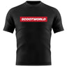 ScootWorld Box Logo Tshirt - Svart/Röd
