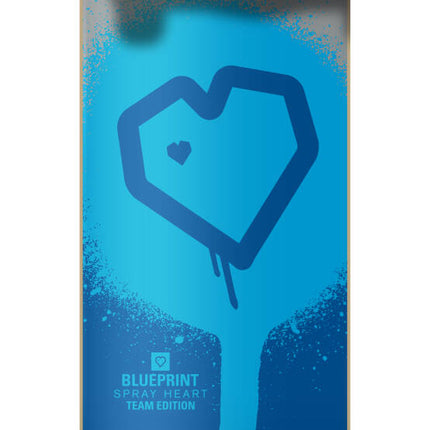 Blueprint Spray Heart V2 Komplet Skateboard - Silver