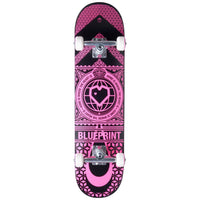 Blueprint Home Heart Complete Skateboard - Pink-Skateboards-ScootWorld.se