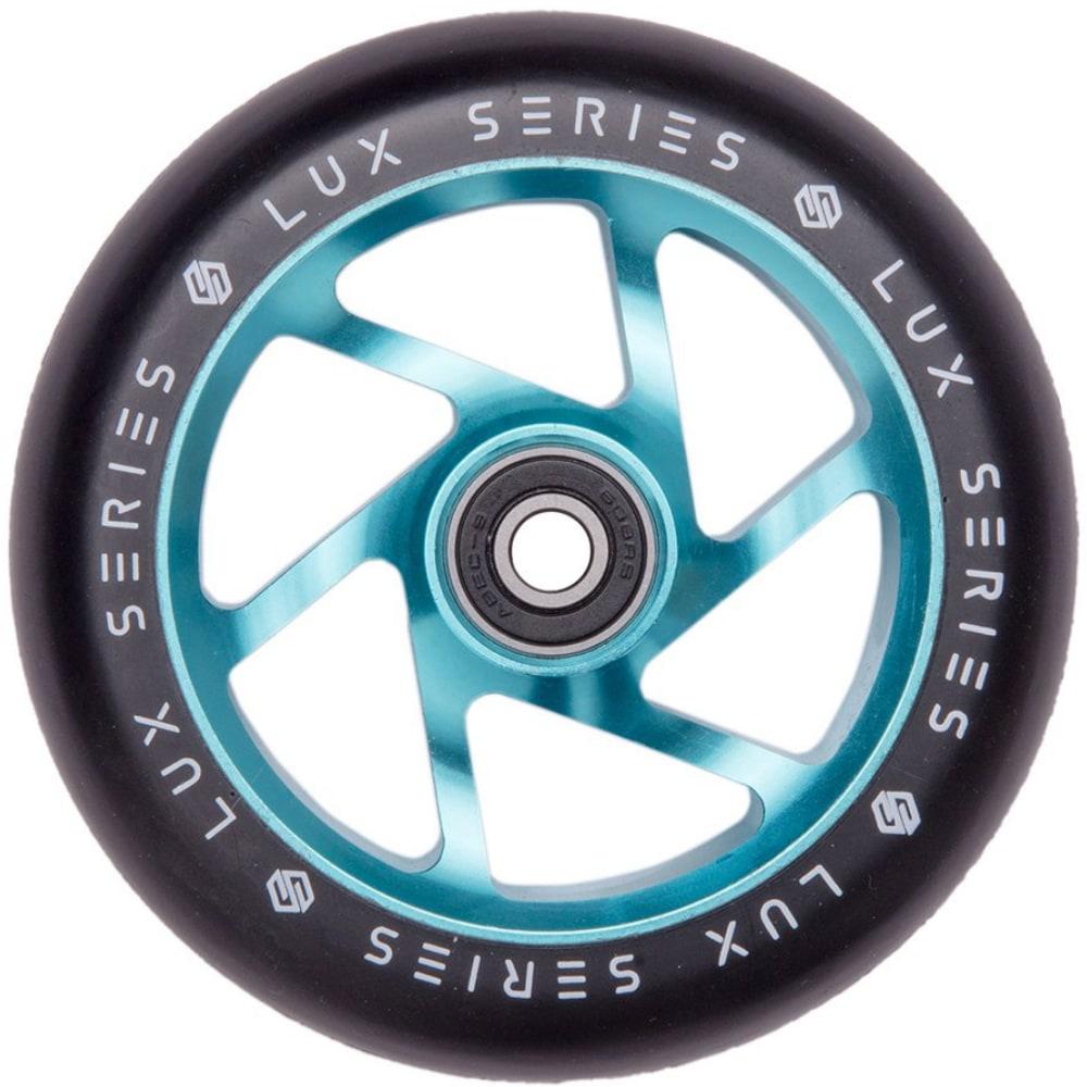 Striker Lux Spoked 110mm Kickbike Hjul - Teal-Hjul till sparkcyklar-ScootWorld.se