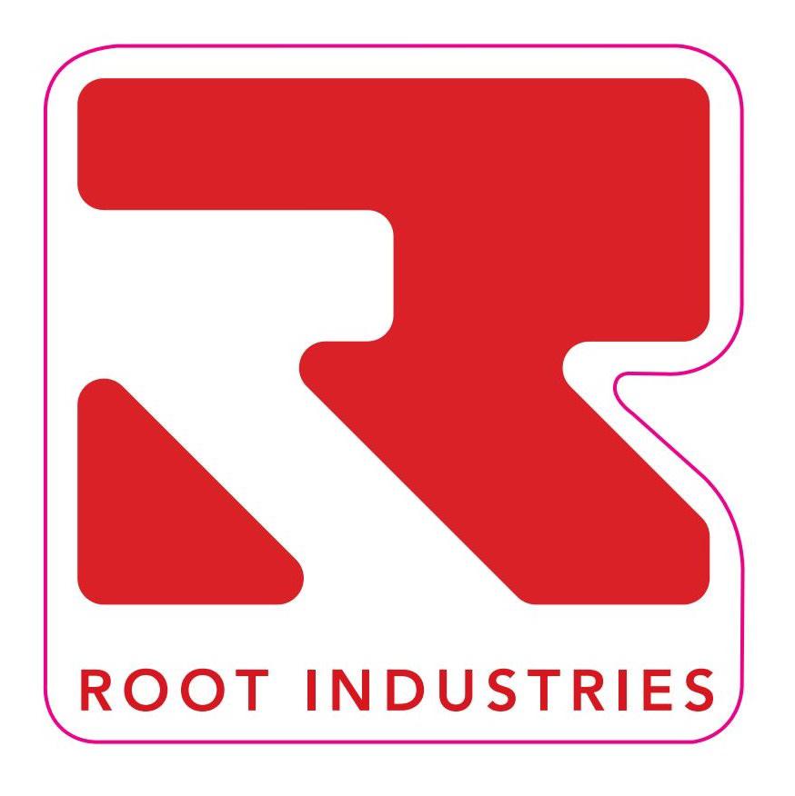 Root Logo Klistermærke Til Løbehjul - Rød