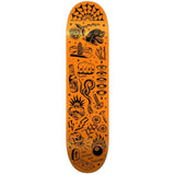 KFD Premium Wallpaper Skateboard Deck - Flash Orange