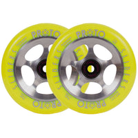 Proto Sliders Starbright Kickbike Hjul 2-Pak - Yellow On Raw