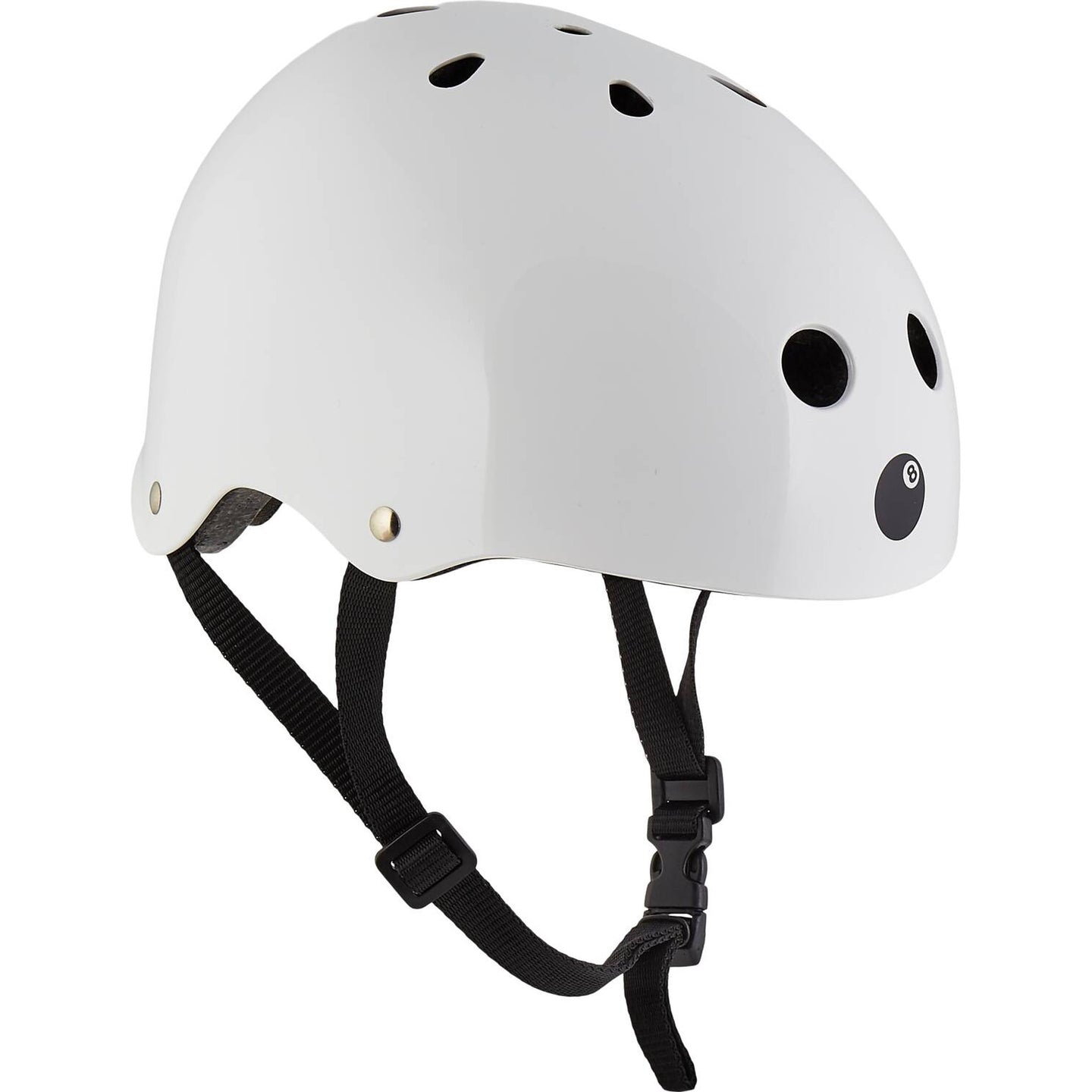 Eight Ball Skate Hjälm - White Gloss-Hjälmar-ScootWorld.se