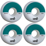 Verb Dip 99A Skateboard Hjul 4-Pak - Teal