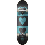 Hearty Supply Quadron Logo Skateboard - Teal