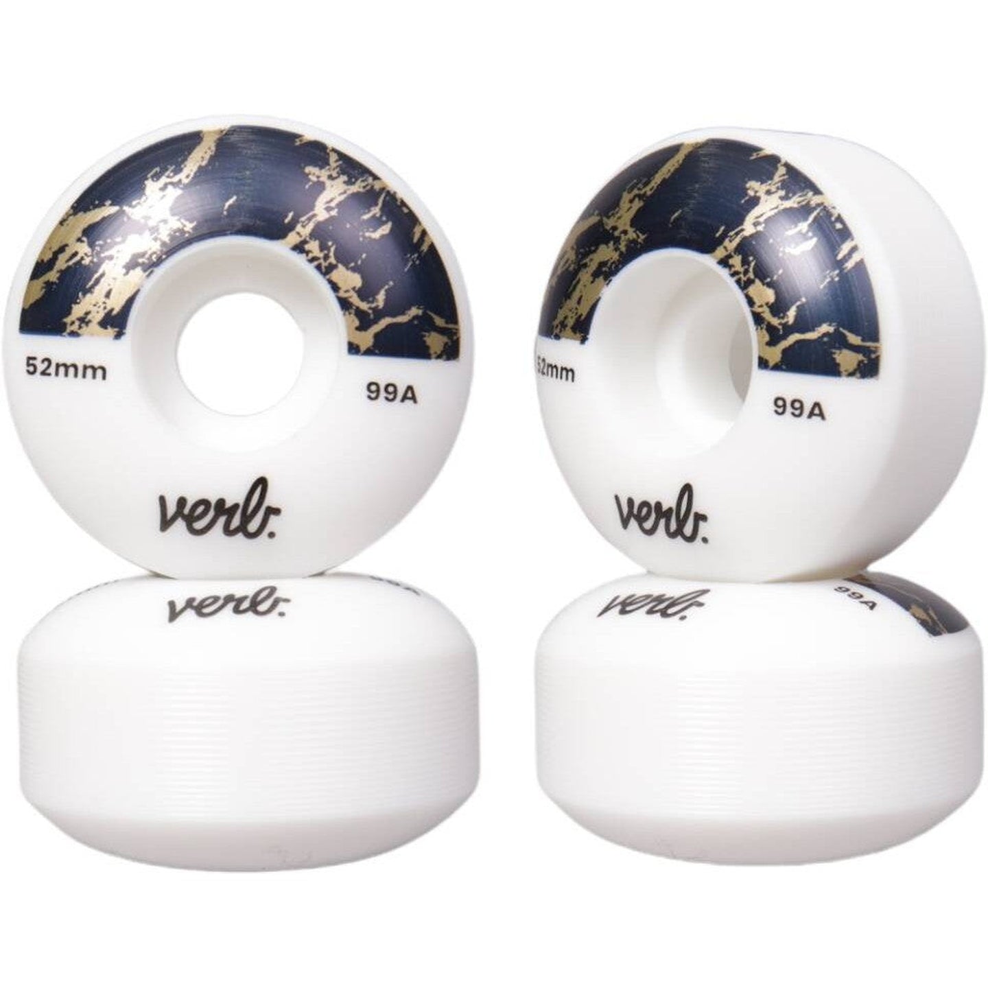 Verb Dip 99A Skateboard Hjul 4-Pak - Marbel Navy-ScootWorld.dk