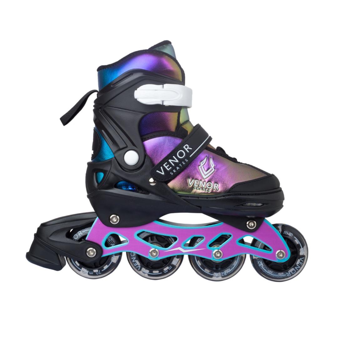 VENOR Ignite LED Inliners - Chameleon Rainbow-Inline skates-ScootWorld.se