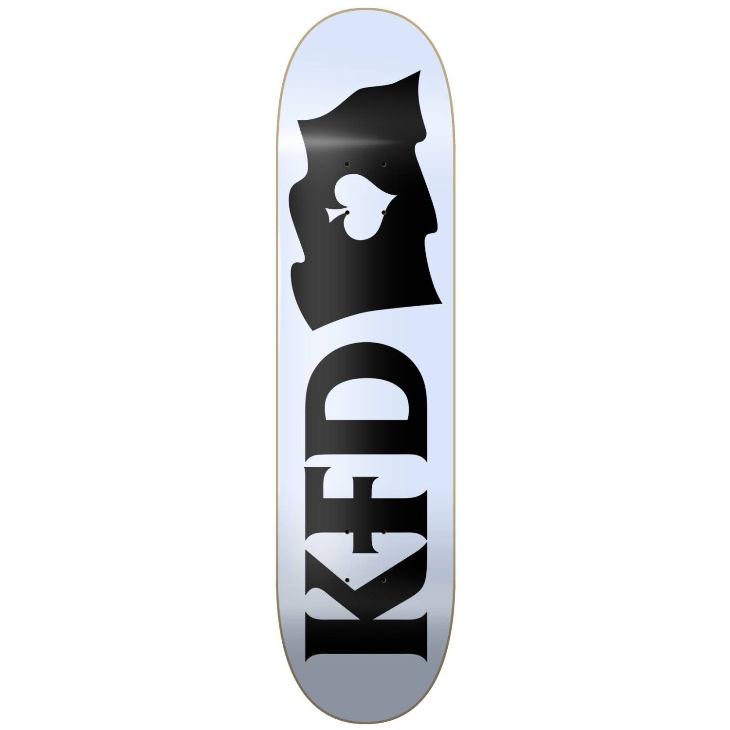 KFD Logo Flagship Skateboard Deck - White