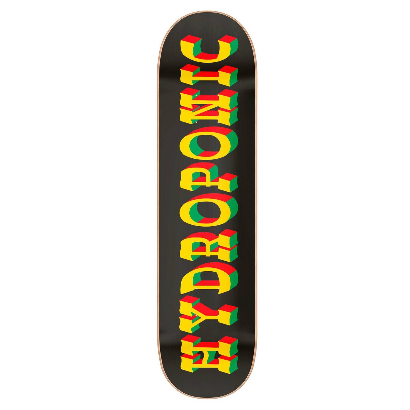 Hydroponic West Skateboard Deck - Black-rasta-ScootWorld.dk