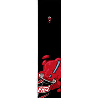 Figz XL Kickbike Griptape - Black/Red Slurpee-Griptape till sparkcyklar-ScootWorld.se