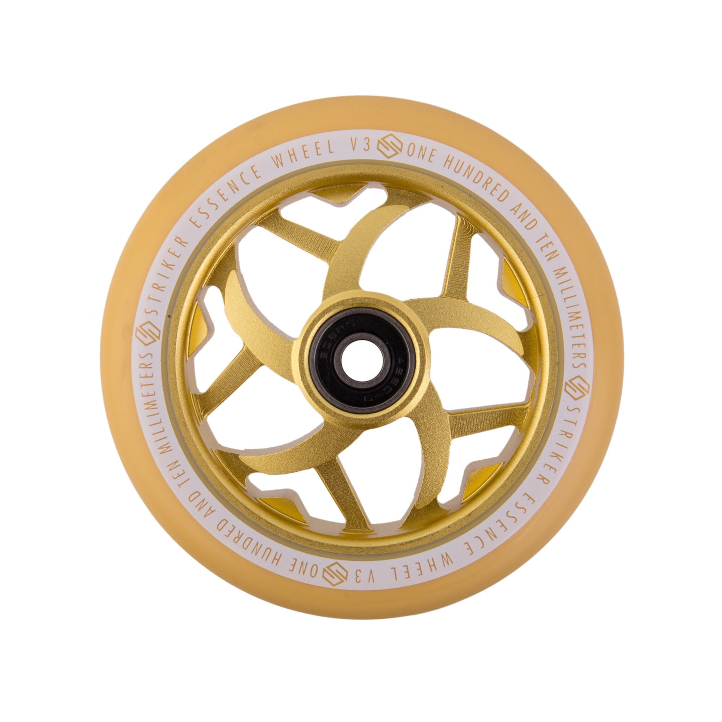 Striker Essence V3 Colorblast 110mm Sparkcykel Hjul - Gul-ScootWorld.se