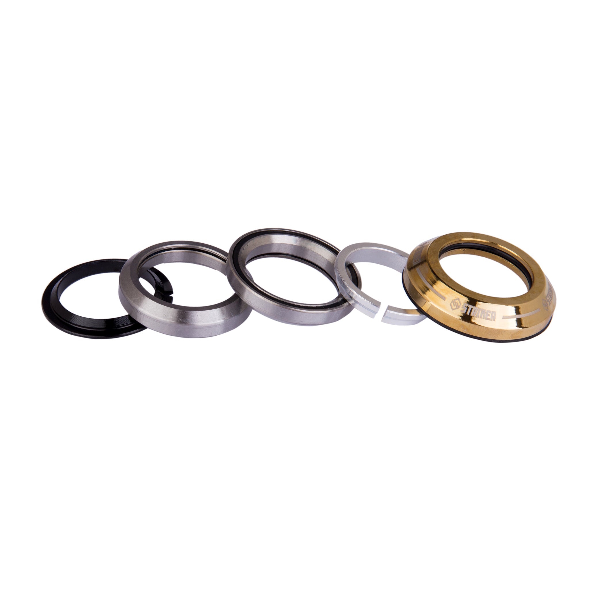 Striker Integrated Kickbike Headset - Gold