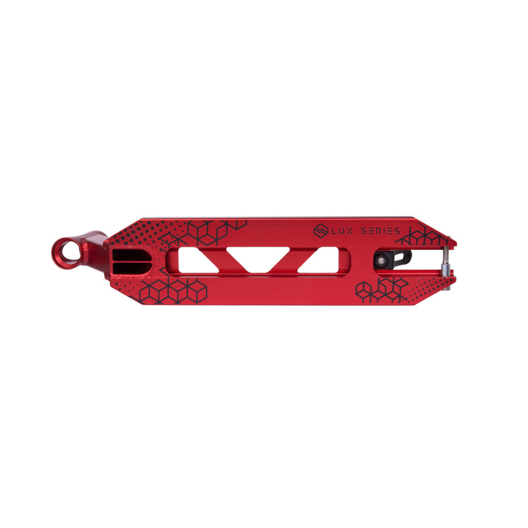 Striker Lux V2 Integrated Deck till Trick-Sparkcykel - Red/Black