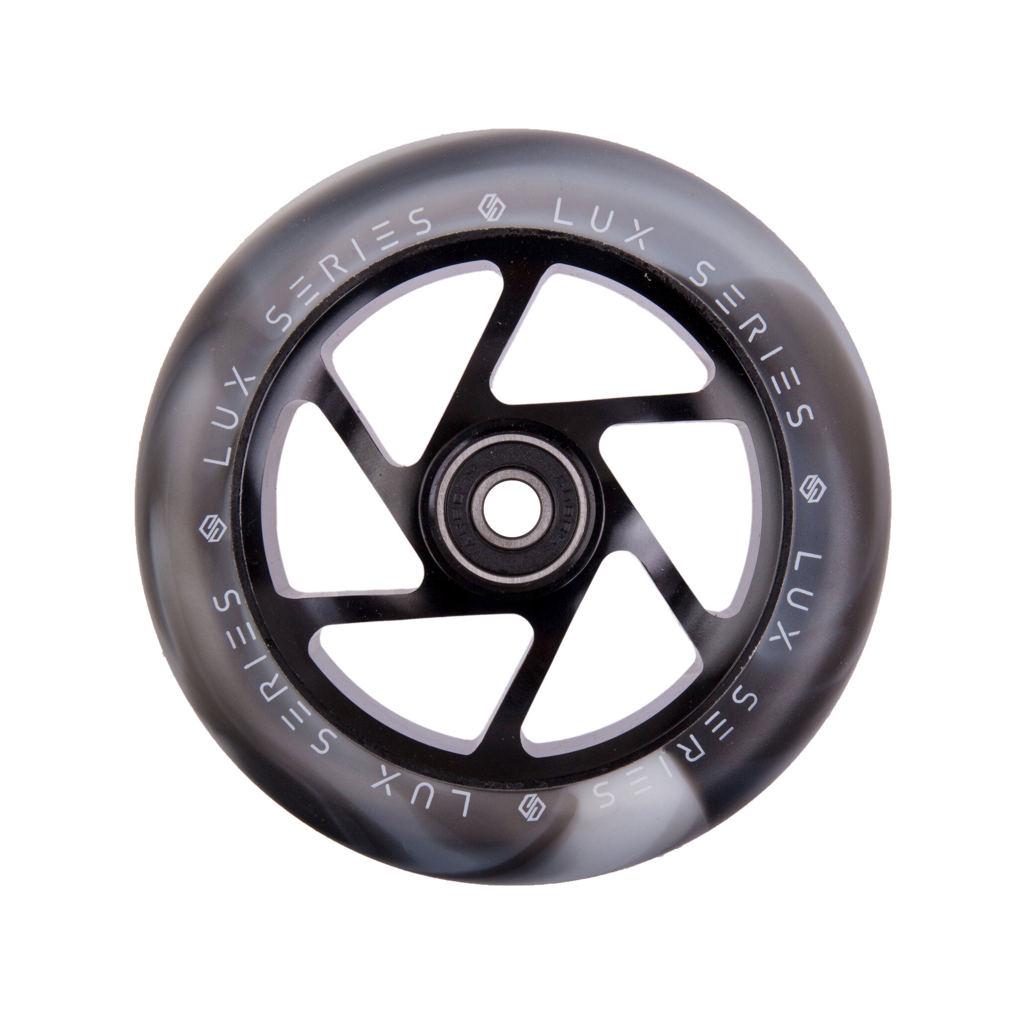 Striker Lux Spoked 110mm Sparkcykel Hjul - Svart/Vit-ScootWorld.se