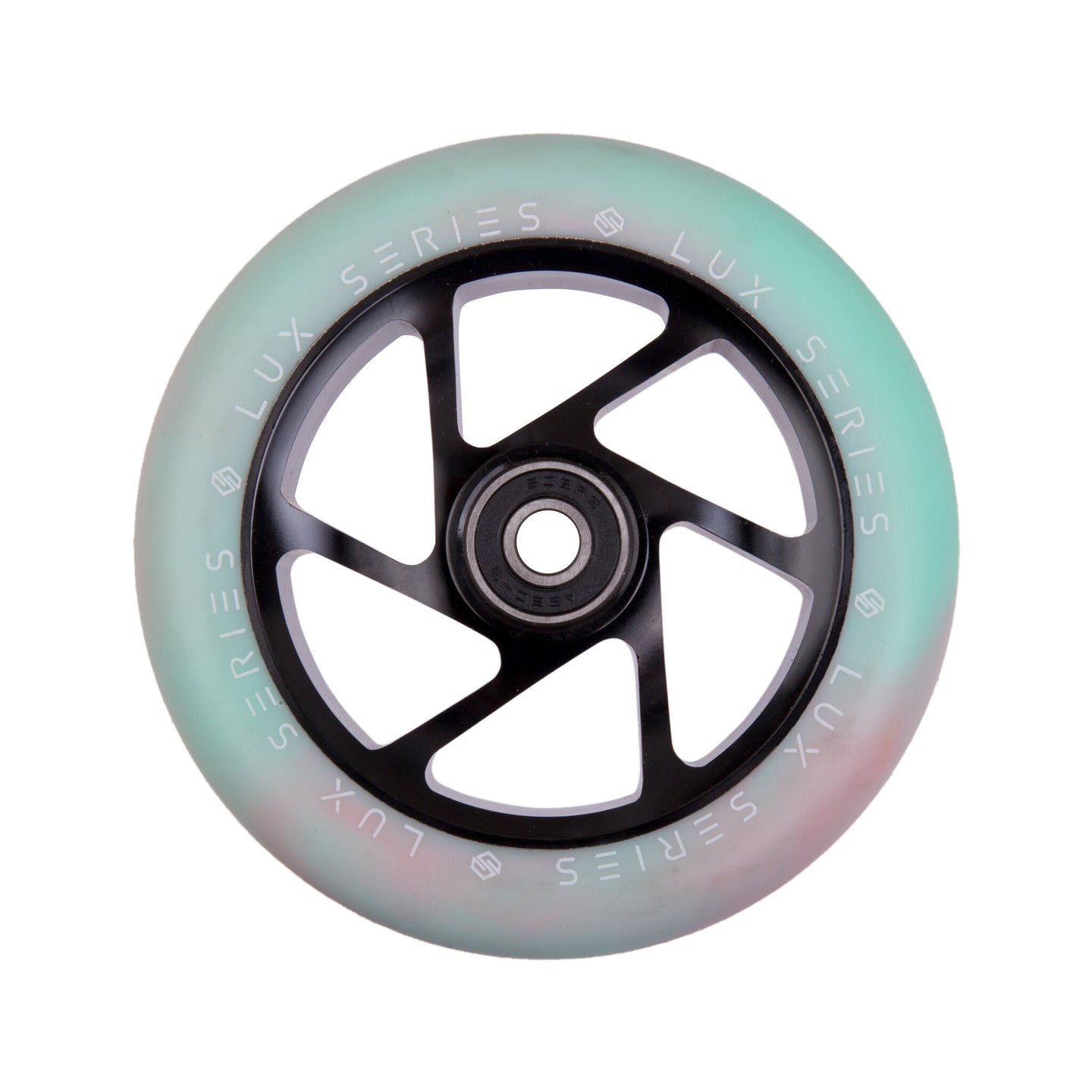 Striker Lux Spoked 110mm Sparkcykel Hjul - Pink/Turkos-ScootWorld.se