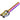 Longway Harpia SCS/HIC Sparkcykel Framgaffel - Rainbow