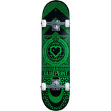 Blueprint Home Heart Complete Skateboard - Black/Green