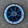 Panda Spoked V2 110mm Kickbike Hjul - Blå Chrome