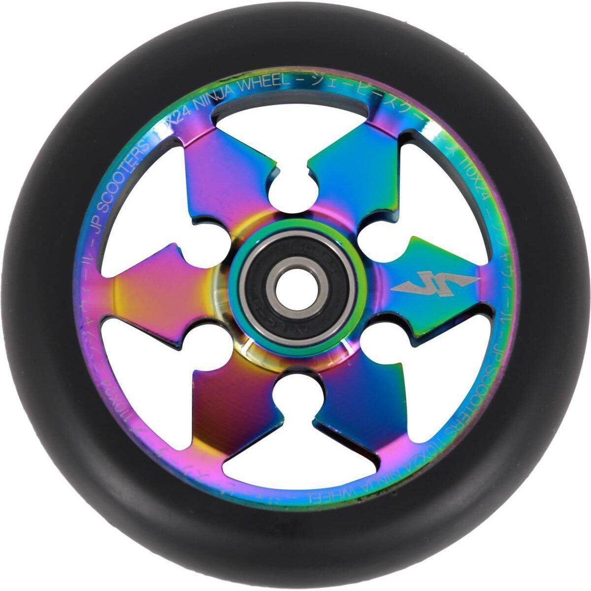 JP Ninja 6-Spoke Sparkcykel Hjul - Rainbow