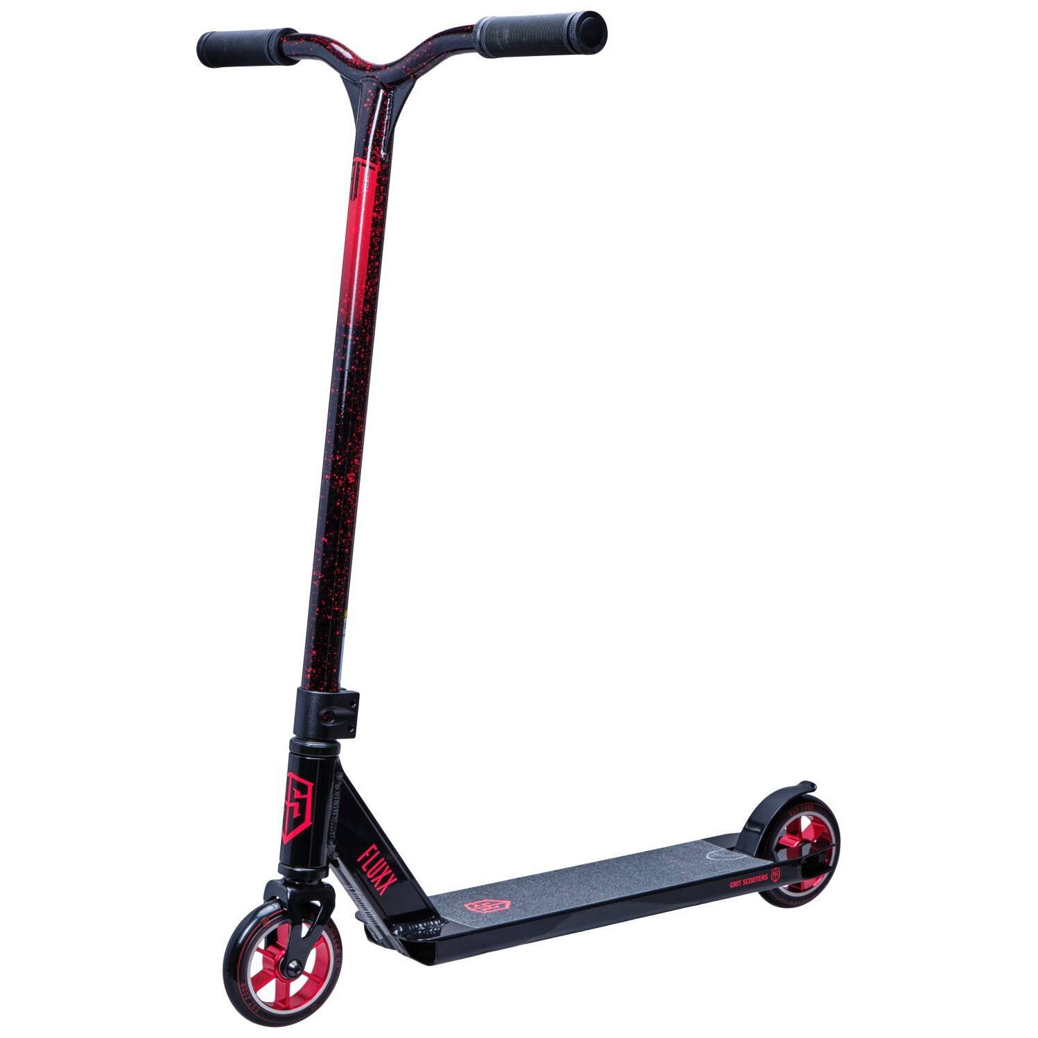 Grit Fluxx Trick Sparkcykel (Black/Red) - Black/Marble Red