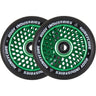Root Honeycore Svart 110mm Sparkcykel Hjul 2-Pak - Grön