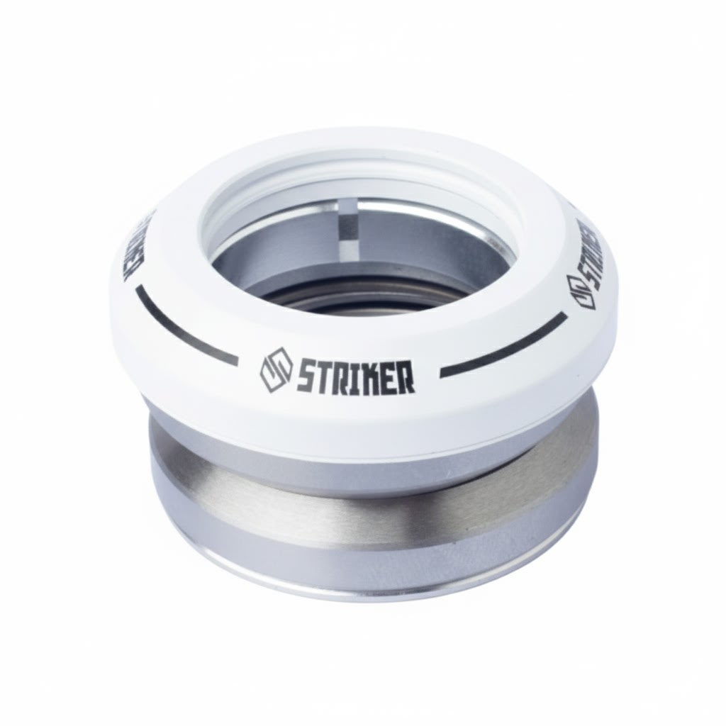 Striker Integrated Kickbike Headset - Vit-ScootWorld.se