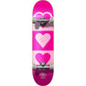 Hearty Supply Quadron Logo Skateboard - Pink