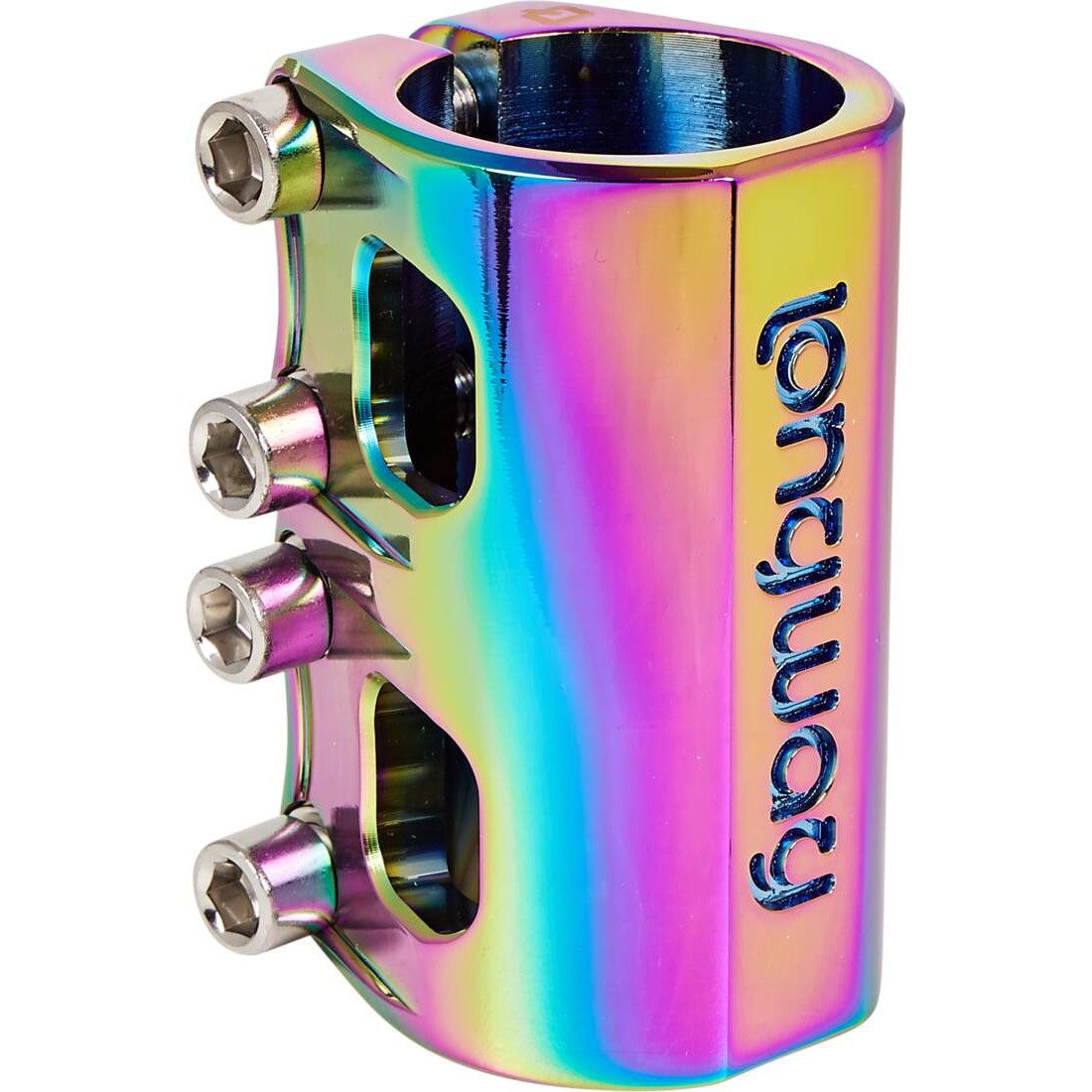 Longway Quattro SCS Kickbike Clamp - Rainbow