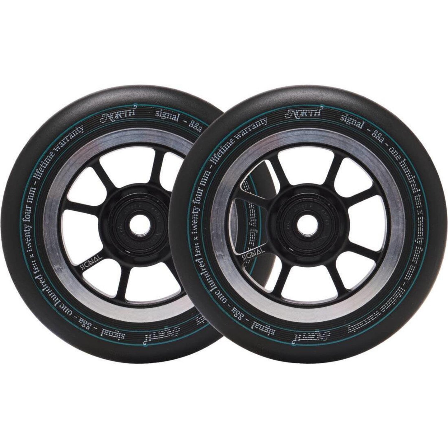 North Signal Sparkcykel Hjul 2-Pak - Svart-ScootWorld.se