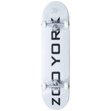 Zoo York Logo Block Skateboard - White