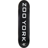 Zoo York Classic Logo Block Skateboard Bräda - Black