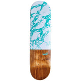 Verb Marble Dip Skateboard Bräda - White