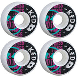 KFD DIY Skateboard Hjul 4-Pak - Teal