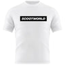ScootWorld Box Logo Tshirt - Vit/Svart