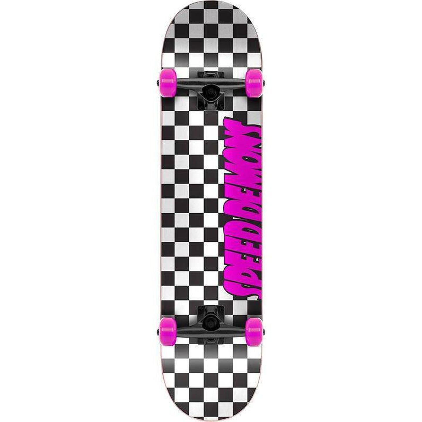 Speed Demons Checkers Komplet Skateboard - Checkers Pink-ScootWorld.dk